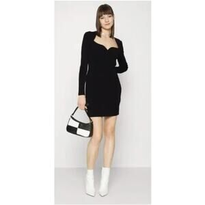 Ted‎ Baker Mmeggi Sweetheart Neckline Stretch Knit Mini Dress Size 2 US 6